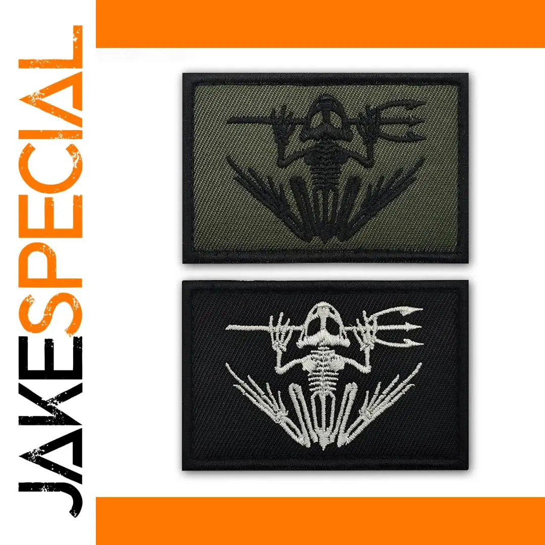 Military Skull and Frog Patch for Tactical Gear 1 Military Skull and Frog Patch for Tactical Gear