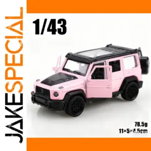 Pink 1:43 Scale Diecast Off-Road Vehicle