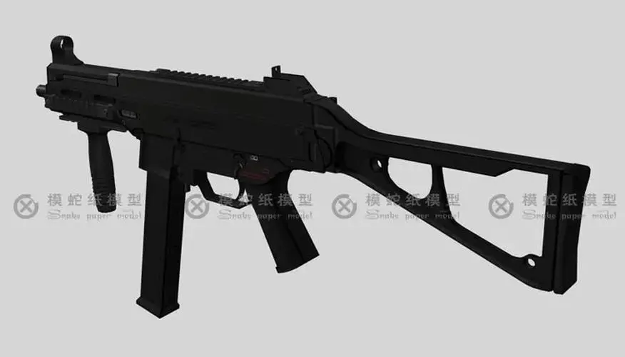 UMP Assault 1:1 Scale Paper Model Kit 5 UMP Assault 1:1 Scale Paper Model Kit - Image 5