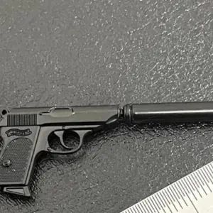 12-Inch Scale Soldier Alloy Pistol for Action Figures 15 b89b9a1551c440c3a12fefac upscaled