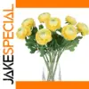 Artificial Ranunculus Flowers Set of Eight