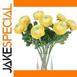 Artificial Ranunculus Flowers Set of Eight
