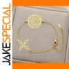 Elegant Stainless Steel Tetragrammaton Bracelet