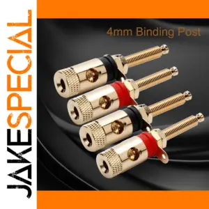 Gold-Plated HIFI Speaker Binding Posts Set