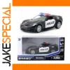 Black Chevrolet Corvette C7 Diecast Model 1:36 Scale