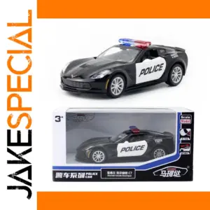 Black Chevrolet Corvette C7 Diecast Model 1:36 Scale