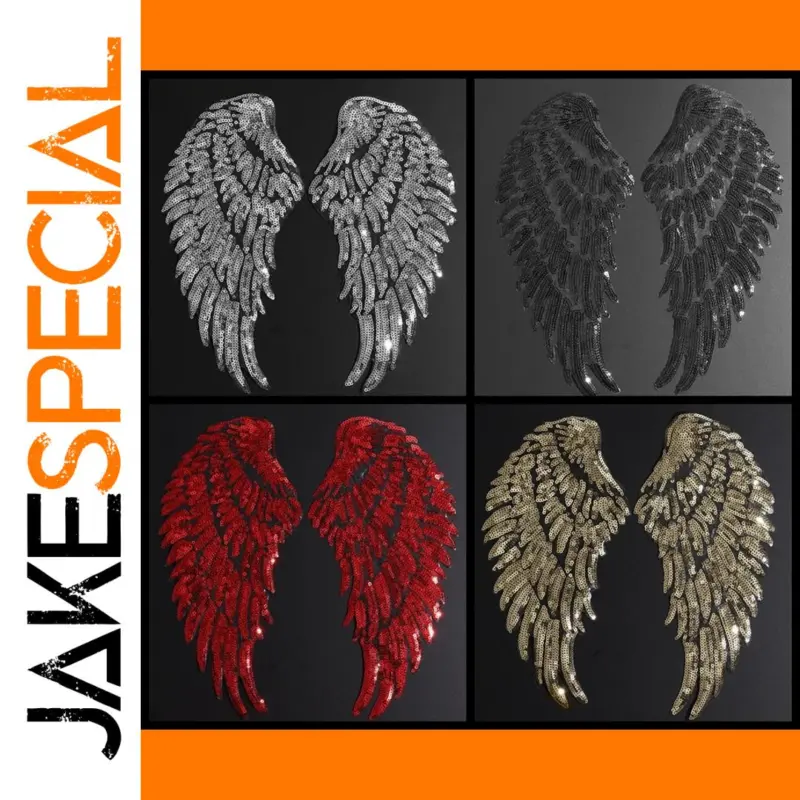 Transform Your Style with the Rainbow Feather Wings Iron-On Patch Set 1 b92075869aa24fd48b38407c product image