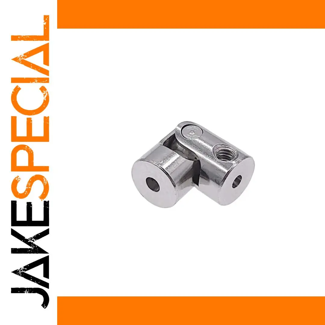 Aluminum Universal Shaft Coupling 2x2mm-2.3x2.3mm 1 Aluminum Universal Shaft Coupling 2x2mm-2.3x2.3mm