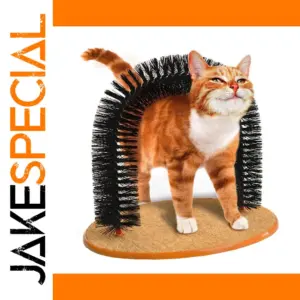Cat Toy Arch with Grooming and Scratching Features