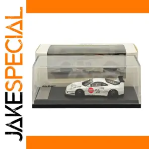 White Porsche F40 1:64 Diecast Model Car
