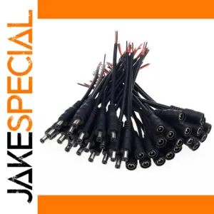 5.5x2.1mm DC LED Strip Connectors Set
