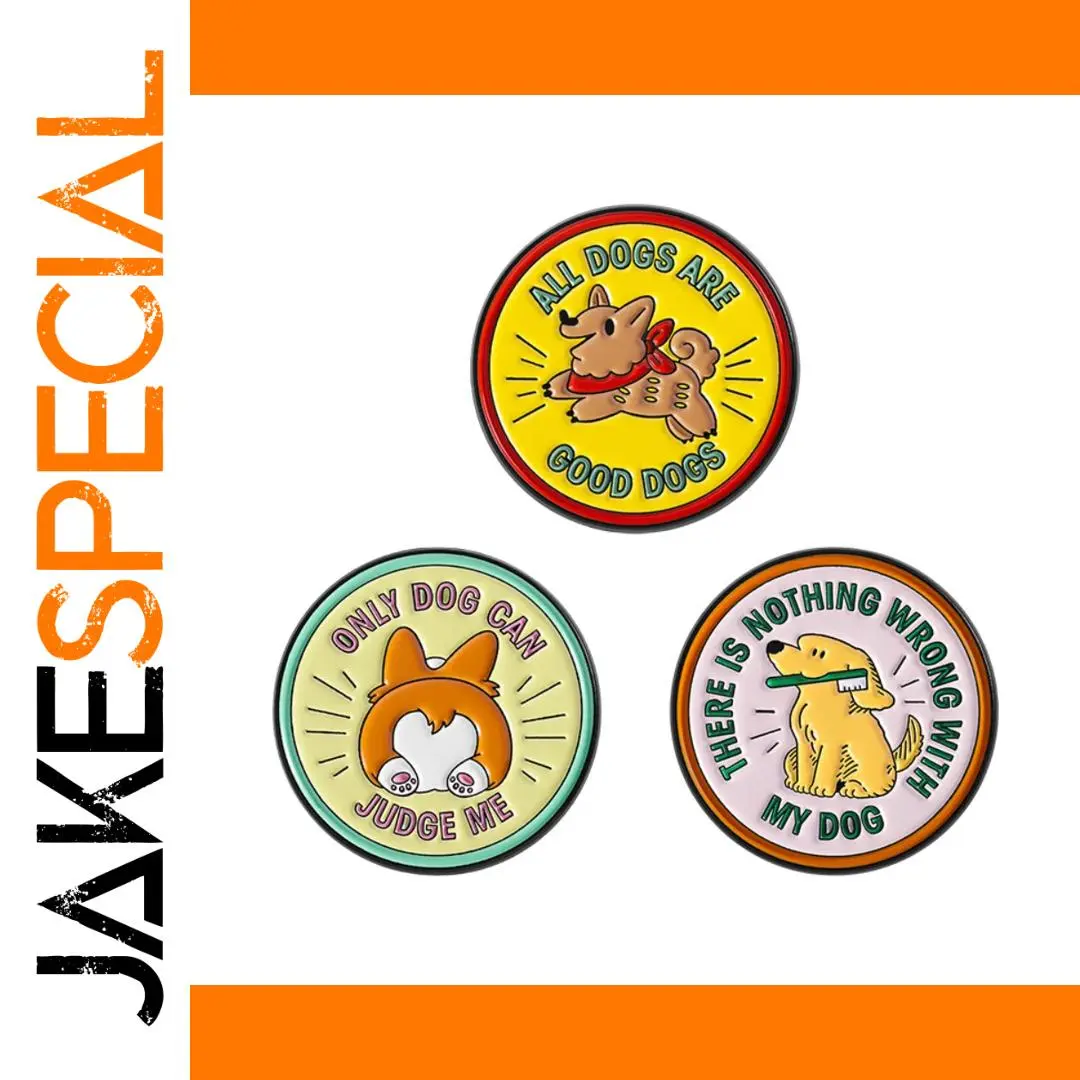 Vibrant Cartoon Dog Brooch Set in Alloy 1 Vibrant Cartoon Dog Brooch Set in Alloy