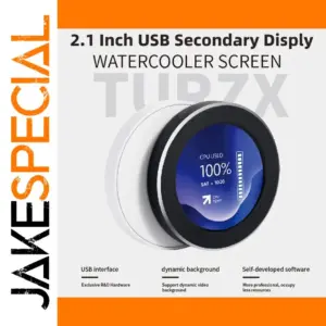 TURZX 2.1-Inch USB Circular Secondary Display
