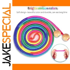 Colorful Rainbow Children's Jump Rope 5M