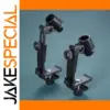 Black Adjustable Drum Microphone Clamp Set