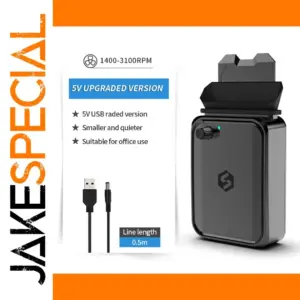 15-Inch Black External Laptop Cooler