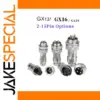 Waterproof Aviation Connectors GX12, GX16, GX20 Sets