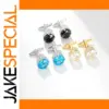 Multi-Colored Gemstone Cufflinks for Men and Women