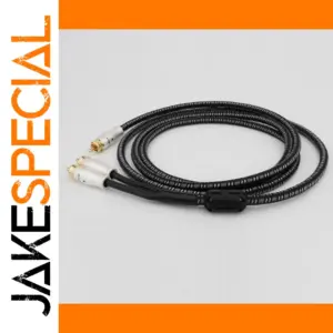 Premium 7mm Audio Coaxial Cable with Gold Connectors