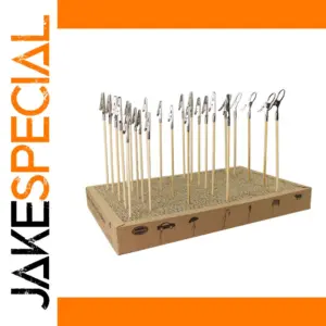 25-Piece Bamboo Model Painting Clips Set