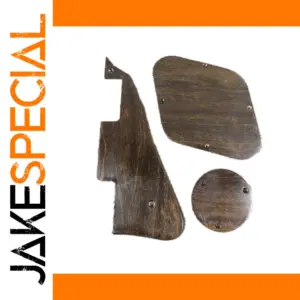 Blackwood Guitar Pickguard Set with Rustic Design