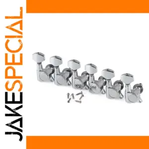 Set of 6 Chrome Guitar Tuners