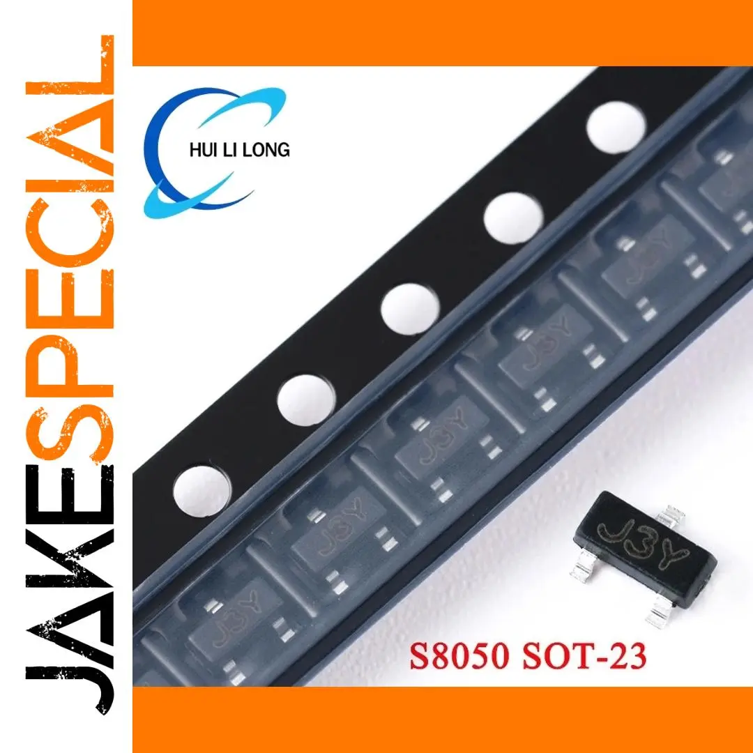 S8050 J3Y NPN Transistors Set SOT-23 100pcs 1 S8050 J3Y NPN Transistors Set SOT-23 100pcs