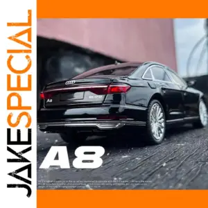 Black 1:24 Scale A8 Diecast Car Model