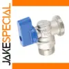 Brass Angle Stop Valve G1/2 to G3/4 Fittings