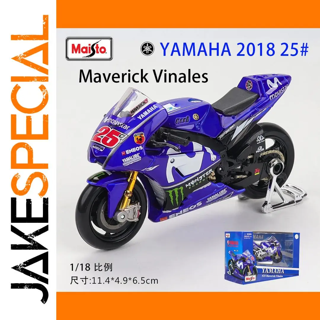 Yamaha 2018 Moto GP Replica Model 1:18 Scale 1 Yamaha 2018 Moto GP Replica Model 1:18 Scale