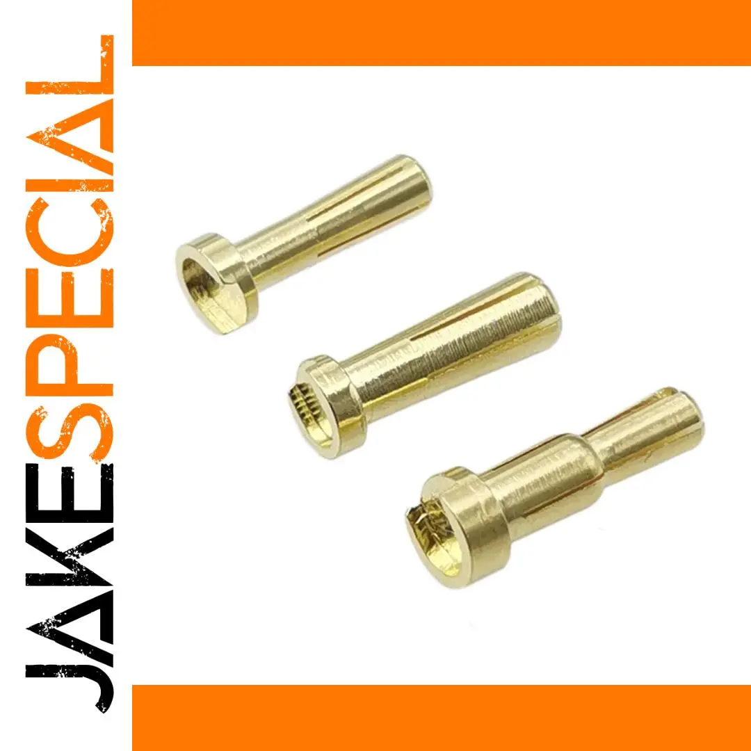 Gold-Plated Banana Plug Connector Set for RC Devices 1 Gold-Plated Banana Plug Connector Set for RC Devices