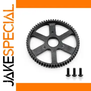 65T Black Steel RC Spur Gear for Traxxas Models