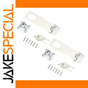 Stainless Steel Keyed Hasp Lock Set
