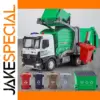 1:32 Scale Realistic Trash Truck Model