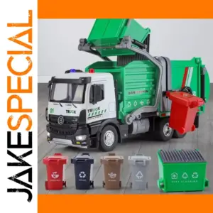 1:32 Scale Realistic Trash Truck Model