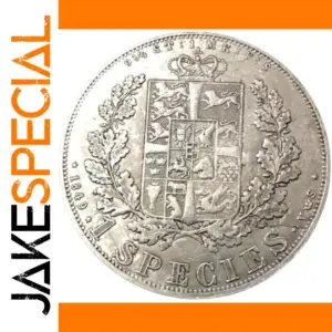 1849 Denmark 1 Speciedaler Replica Coin
