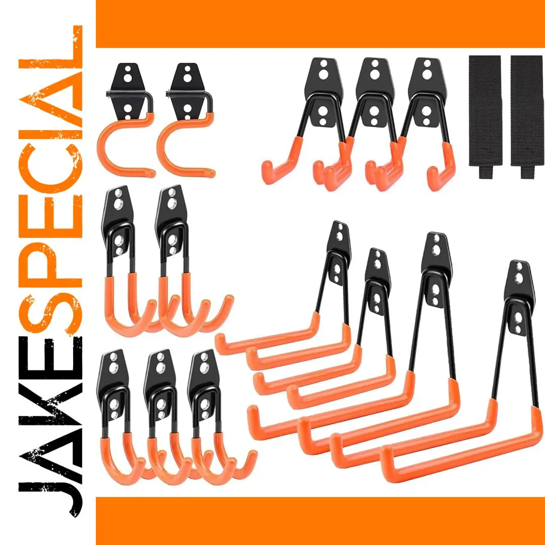 16-Pack Garage Wall Hooks for Storage 1 16-Pack Garage Wall Hooks for Storage