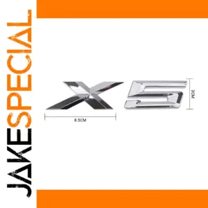 BMW 3D Trunk Badge Sticker with Chrome Finish