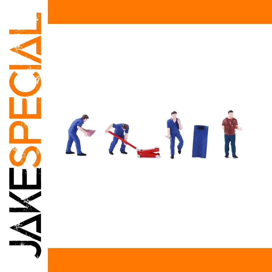 Miniature Repairman Figurine for Dioramas 1 Miniature Repairman Figurine for Dioramas