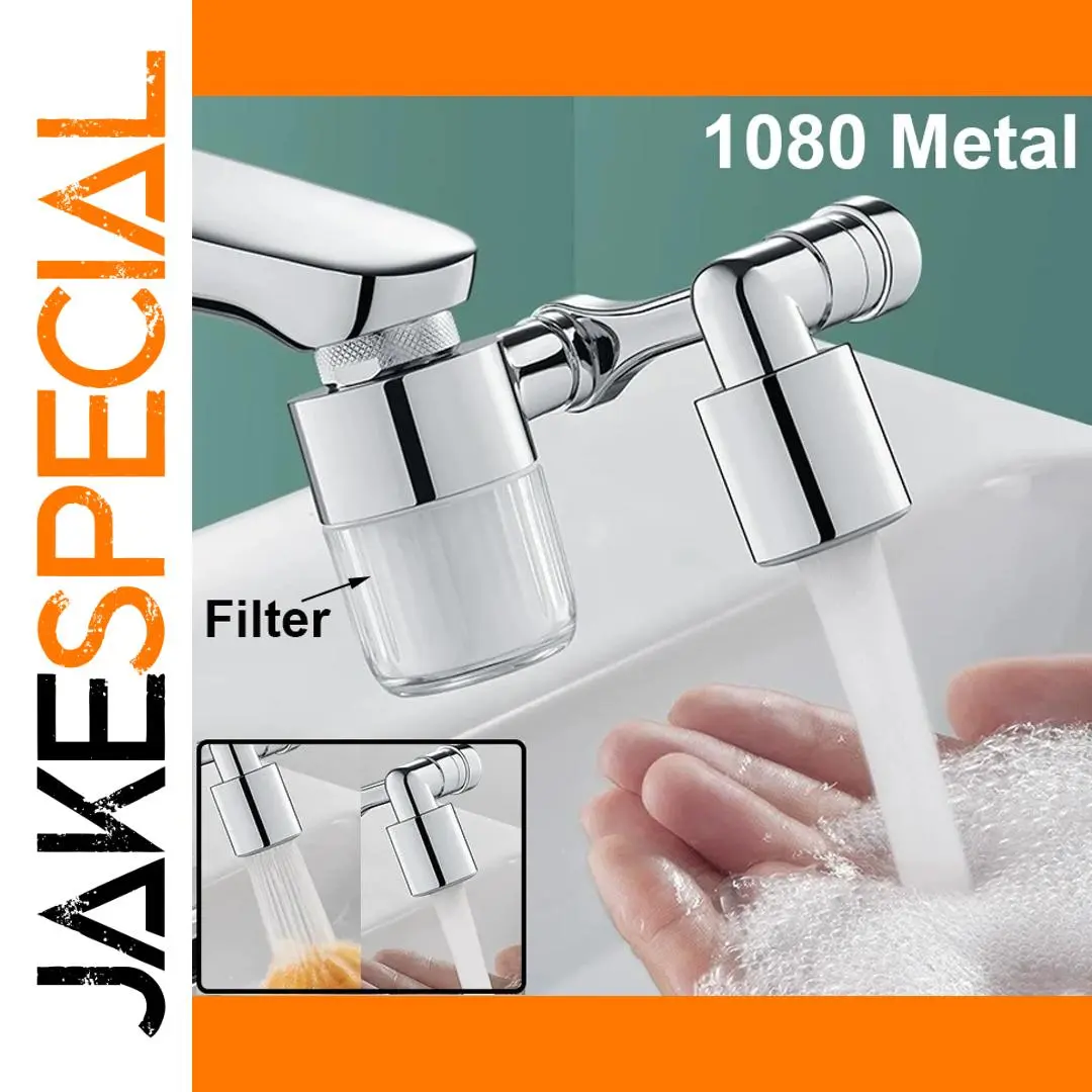 Universal Brass Faucet Extender with 1080° Swivel 1 Universal Brass Faucet Extender with 1080° Swivel