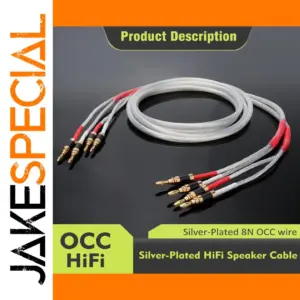 Premium OCC Silver Hi-Fi Speaker Cable