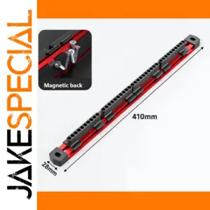 Magnetic Aluminum Screwdriver Bit Organizer Rack