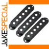 Black Guitar Pickup Covers for Strat