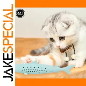 Silicone Fish Cat Toy with Catnip Fill