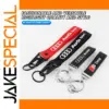 Premium Logo 3D Metal Leather Keychain