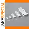 Miniature White Leisure Chairs Set for Model Scenes