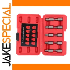 10-Piece Chrome Molybdenum Screw Extractor Set