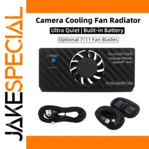 Camera Cooling System for Professional Cameras