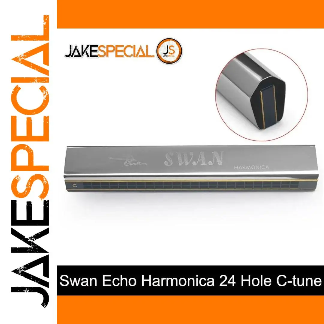 Swan Echo 24-Hole C Tuning Harmonica 1 Swan Echo 24-Hole C Tuning Harmonica