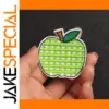 Cartoon Green Apple Patch Set of 5